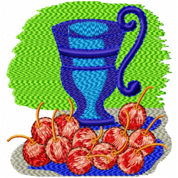 Fruits Embroidery Design 7 Fruits Embroidery Design 7